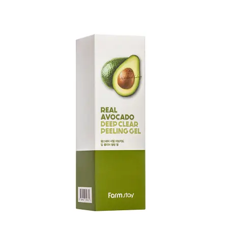 FARMSTAY Гель-скатка отшелушивающая для лица с авокадо / Real Avocado Deep Clear Peeling Gel 100 мл - 2