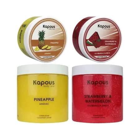 KAPOUS Скраб сахарный Ананас / Body Care 500 мл - 2