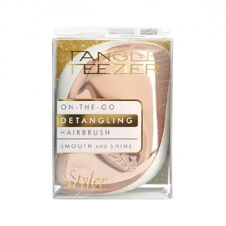 TANGLE TEEZER Расческа для волос / Compact Styler Rose Gold Luxe - 3