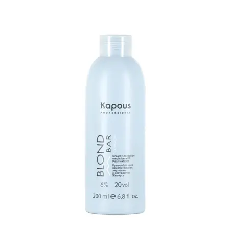 KAPOUS Эмульсия окислительная кремообразная с экстрактом жемчуга 6% / Blond Bar Blond Cremoxon 200 мл - 1