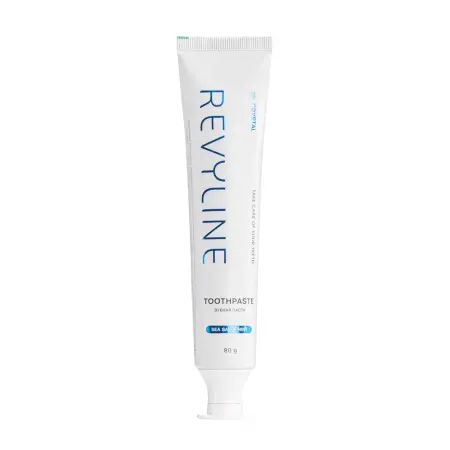 REVYLINE Паста зубная без фтора, морская соль и мята / Crystal 80 гр - 1