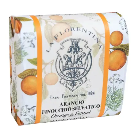 LA FLORENTINA Мыло натуральное Апельсин и Дикий Фенхель / Orange & Wild Fennel 106 г - 1
