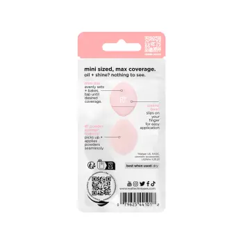REAL TECHNIQUES Набор мини-пуховок для пудры, 3 шт / Real Techniques Mini Miracle Powder Puff Trio, фото 4