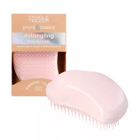 TANGLE TEEZER Расческа для волос / The Original Plant Brush Marshmallow Pink - 4