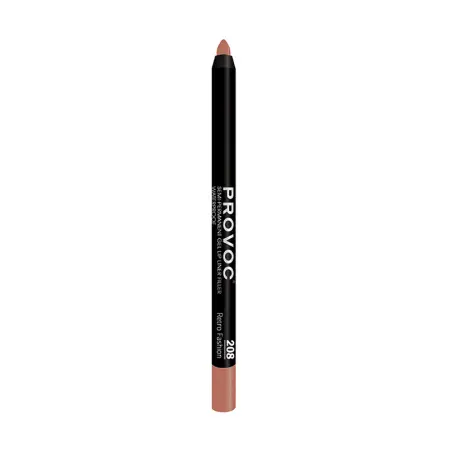 PROVOC Подводка гелевая в карандаше для губ, 208 темно-бежевый / Gel Lip Liner Retro Fashion 7 г - 4