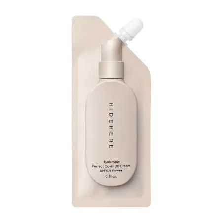 HIDEHERE BB-крем солнцезащитный с гиалуроновой кислотой для лица SPF 50+ PA+++ / Hyaluronic Perfect Cover BB Cream 25 мл - 1