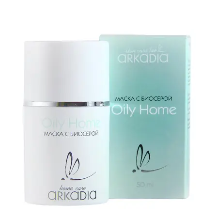 ARKADIA Маска с биосерой для лица / Oily Home 50 мл - 3
