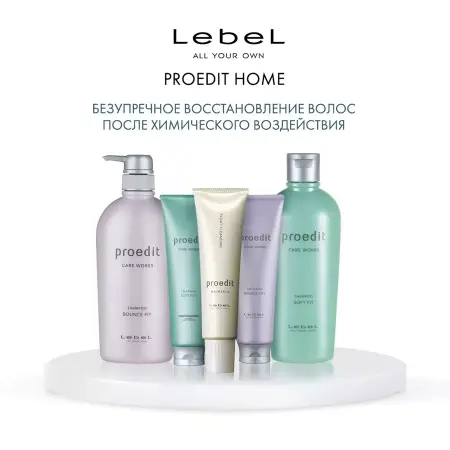 LEBEL Маска для волос / PROEDIT BOUNCE FIT PLUS 250 мл - 6