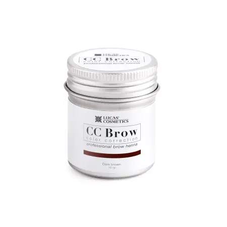 LUCAS COSMETICS Хна для бровей, темно-коричневый (в баночке) / CC Brow dark brown 10 г - 1