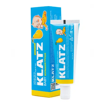 KLATZ Паста зубная для детей без фтора Большая груша / BABY 40 мл - 2