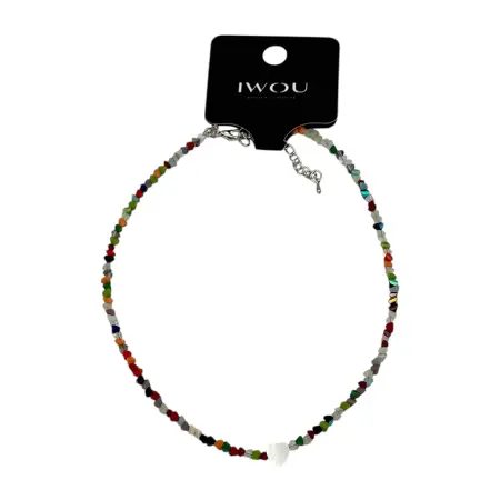 IWOU PROFESSIONAL Чокер Морские камушки с сердечком - 1