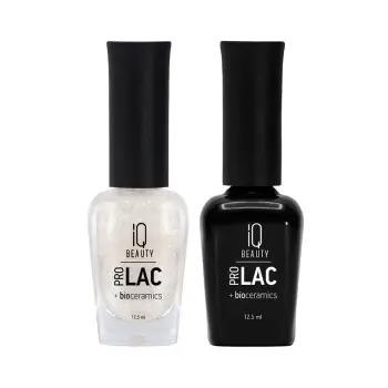 IQ BEAUTY 059 лак для ногтей укрепляющий с биокерамикой / Nail polish PROLAC + bioceramics 12.5 мл, фото 4