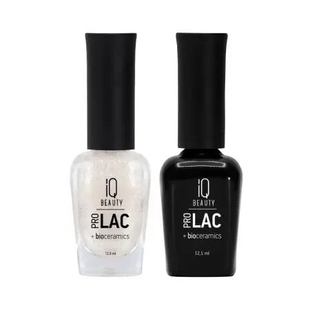 IQ BEAUTY 059 лак для ногтей укрепляющий с биокерамикой / Nail polish PROLAC + bioceramics 12.5 мл - 4