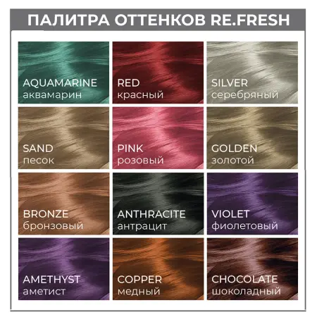 LISAP MILANO Маска оттеночная для волос, шоколадный / Re.fresh Color Mask 250 мл - 3