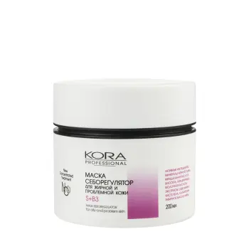 KORA Маска себорегулятор для жирной и проблемной кожи / KORA PROFESSIONAL 200 мл, фото 2
