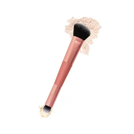 REAL TECHNIQUES Кисть двусторонняя для пудры / Real Techniques Dual Ended Set & Bake Brush - 2