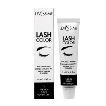 LEVISSIME Краска для бровей и ресниц, № 1 черный / Lash Color 15 мл, фото 2