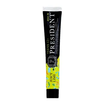 Паста зубная детская 12+ Juicy lime (50 RDA) / President 70 г