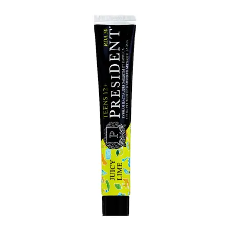 PRESIDENT Паста зубная детская 12+ Juicy lime (50 RDA) / President 70 г - 1