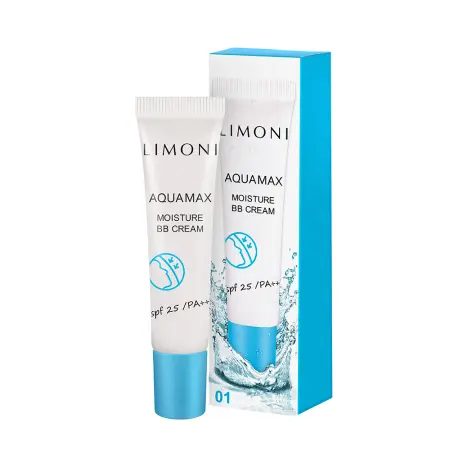 LIMONI Крем для лица увлажняющий, тон №1 / Aquamax Moisture BB Cream 15 мл - 2