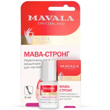 Основа укрепляющая и защитная для ногтей Мава-Стронг / Mava-Strong carded 5 мл