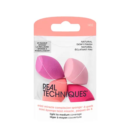REAL TECHNIQUES Набор мини-спонжей для макияжа, 4 шт / Real Techniques Miracle Mini Complexion Sponges - 1