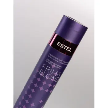 ESTEL PROFESSIONAL Шампунь оттеночный серебристый для холодных оттенков блонд / Prima Blonde 250 мл, фото 3