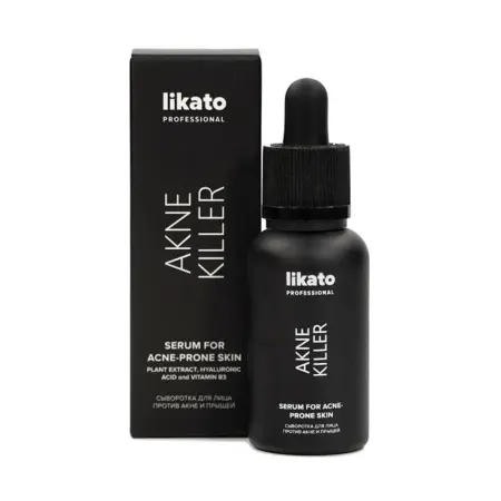 LIKATO PROFESSIONAL Сыворотка против акне и прыщей для лица 30 мл - 2