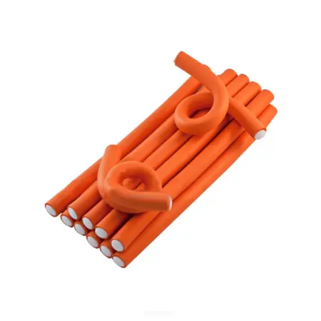 DEWAL PROFESSIONAL Бигуди-бумеранги оранжевые 18х240 мм 10 шт/уп - 2