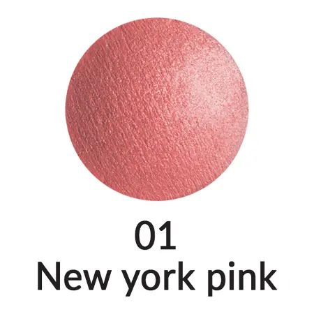 ALVIN D OR Румяна запечённые для лица, тон 01 / Soie Fine A LA FRENCH new york pink 3,2 гр - 3