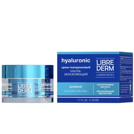 LIBREDERM Крем дневной ультраувлажняющий для сухой кожи / HYALURONIC 50 мл - 2