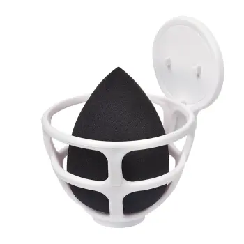 Спонж для макияжа в наборе с корзинкой / Blender Makeup Sponge Black