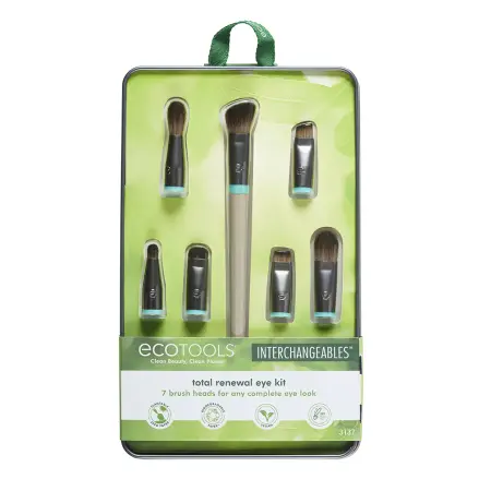 ECOTOOLS Набор кистей для макияжа глаз (7 сменных насадок и 1 ручка) Interchangeables Total Renewal Eye Kit - 5