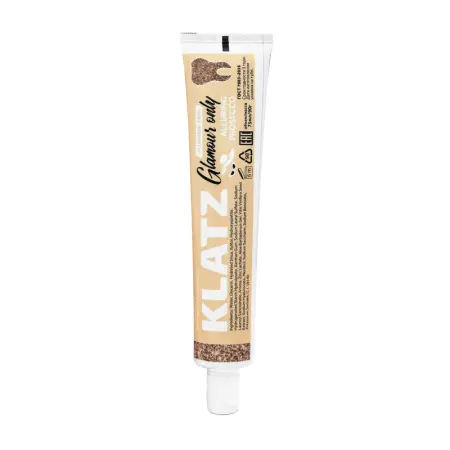 KLATZ Паста зубная для девушек без фтора Соблазнительный просекко / GLAMOUR ONLY 75 мл - 4