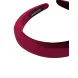 IWOU PROFESSIONAL Ободок для волос Бархат малиновый 2см, фото 3