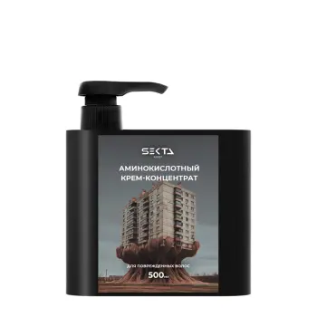 Крем-концентрат аминокислотный для повреждённых волос / Hair Sekta 500 мл