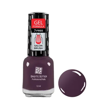 BRIGITTE BOTTIER 92 гель-лак для ногтей, поздняя слива / GEL FORMULA 12 мл - 1