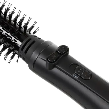 DEWAL PROFESSIONAL Фен-щетка Pro Air Shine черная, 2 насадки 38 и 50 мм, 1200 Вт, фото 4