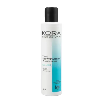 Тоник ультраувлажнение для всех типов кожи / KORA PROFESSIONAL 200 мл