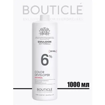 BOUTICLE Оксидант-лосьон 6% / Bouticle color developer 1000 мл, фото 2