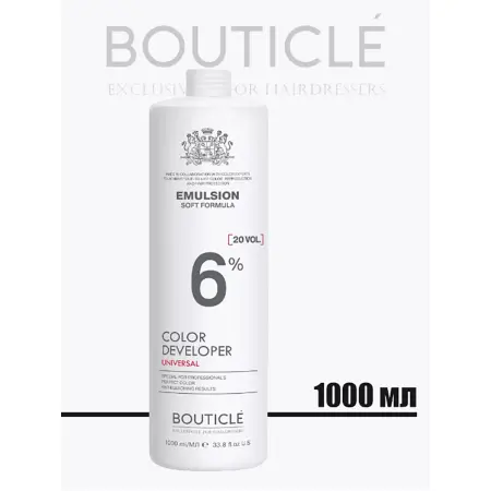 BOUTICLE Оксидант-лосьон 6% / Bouticle color developer 1000 мл - 2