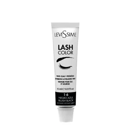 LEVISSIME Краска для бровей и ресниц, № 1.6 иссиня-черный / Lash Color 15 мл - 1