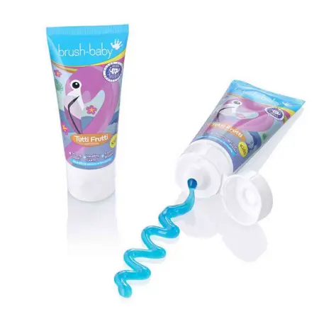 BRUSH-BABY Паста зубная детская от 3-х лет, мультифрукт / Brush Baby 50 мл - 2