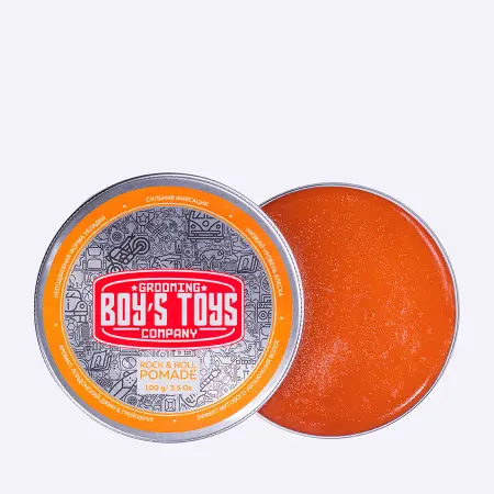 BOY S TOYS Помада для укладки волос сильной фиксации со средним уровнем блеска / Boy s Toys Кастом Pomade 100 мл - 3