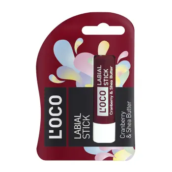 L’OCO Бальзам для губ, клюква&масло ши / L’OCO LABIAL STICK 5,1 гр, фото 3
