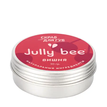 JULLY BEE Скраб для губ, вишня / Jully Bee 30 гр - 3