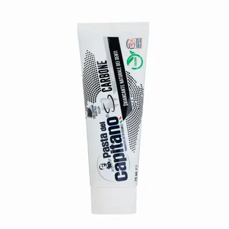 PASTA DEL CAPITANO Паста зубная отбеливающая с древесным углем / Whitener Teeth With Charcoal 75 мл - 1