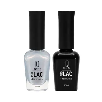 IQ BEAUTY 050 лак для ногтей укрепляющий с биокерамикой / Nail polish PROLAC + bioceramics 12.5 мл, фото 4