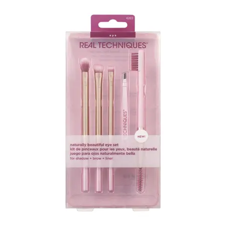 REAL TECHNIQUES Набор кистей для макияжа глаз и бровей / Real Techniques Naturally Beautiful Eye Set - 1