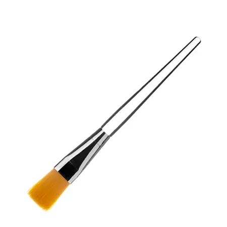 IRISK PROFESSIONAL Кисть для маски и парафина, нейлон, длина ручки 9,5 см, 02 оранжевый ворс - 1